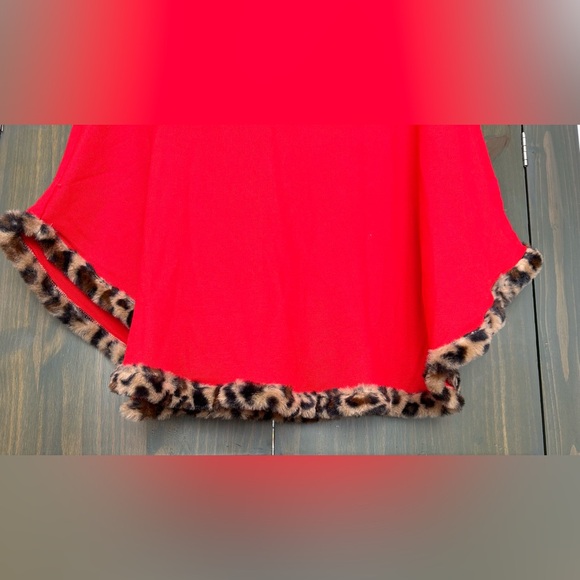 Top it off red poncho one size - Picture 3 of 6